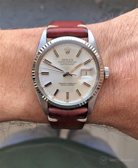 mens rolex leather band|vintage rolex leather watch bands.